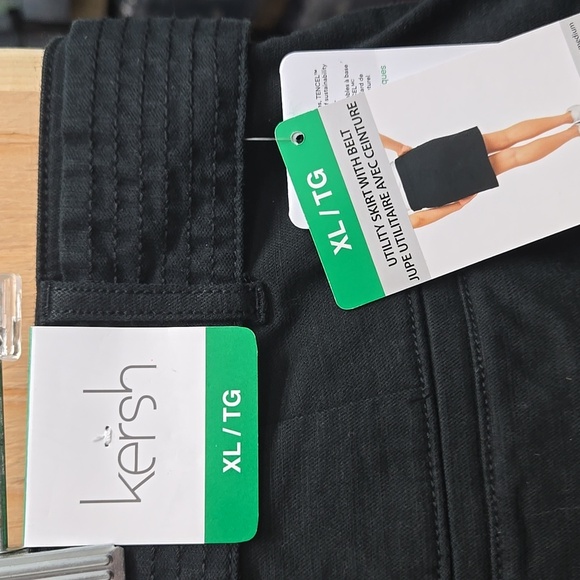 Kersh Size XL Black Pencil Utility Skirt - Picture 4 of 9